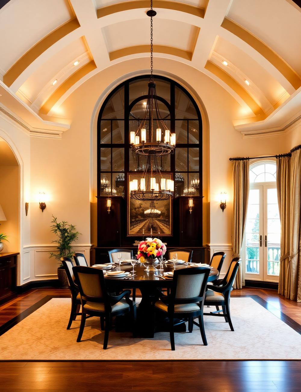 Warm, layered living rooms